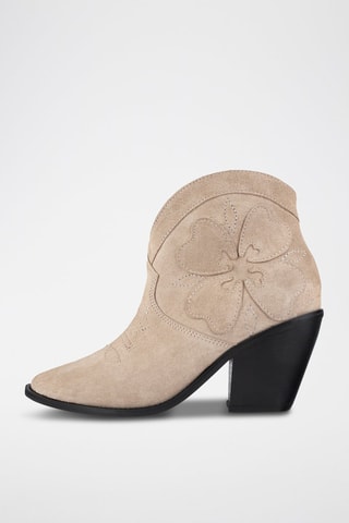 Nubuck Enkellaarzen Swinging on a Star - Beige