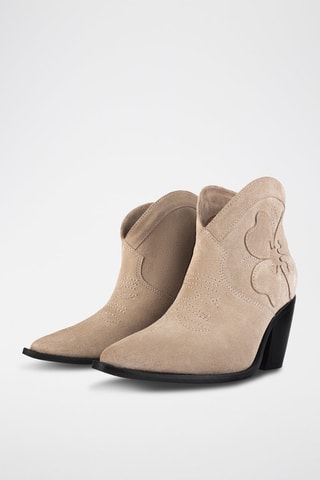 Nubuck Enkellaarzen Swinging on a Star - Beige