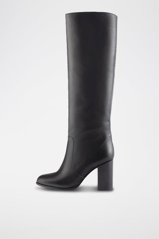 Botas em couro - Preto