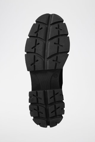 Mocassins com plataforma em couro Masterpiece - Preto