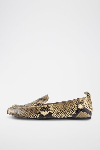 Mocassins em couro No Escape - Bege