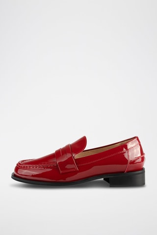 Mocassins em couro envernizado Good Advice - Vermelho