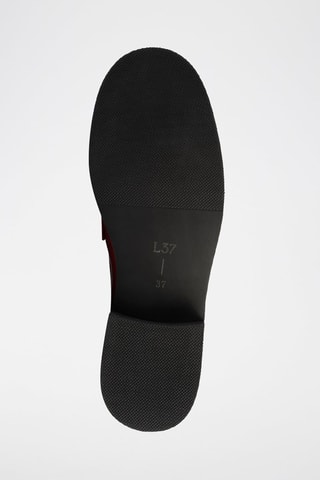 Mocassins em couro envernizado Good Advice - Vermelho