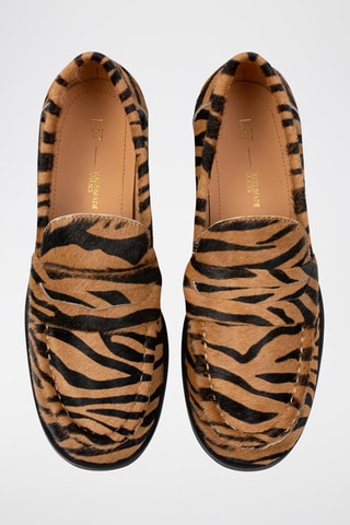 Mocassins em nobuck Good Advice - Preto e castanho-claro