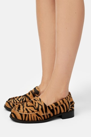 Mocassins em nobuck Good Advice - Preto e castanho-claro