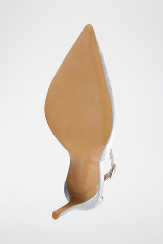 Satijnen Pumps Wome Away with Me - Zilverkleurig