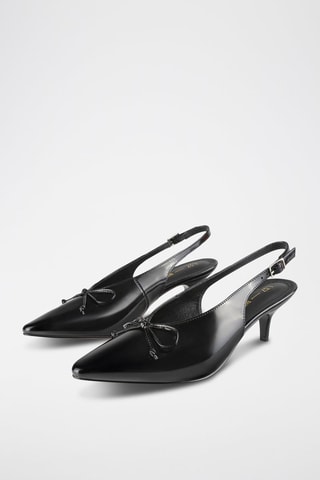 Leren Pumps Turn me On - Zwart