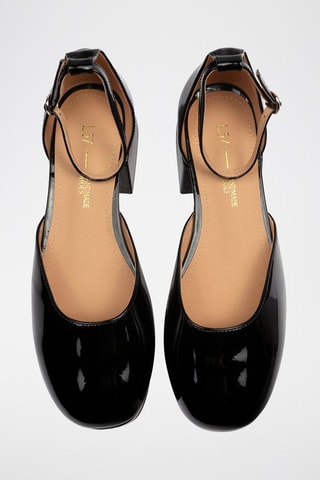 Lakleren Mary Janes met Hak Ultraviolet - Zwart