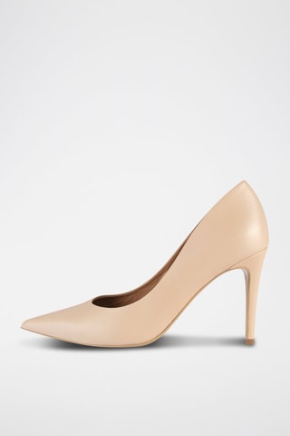 Leren Pumps Perfect Evening - Beige