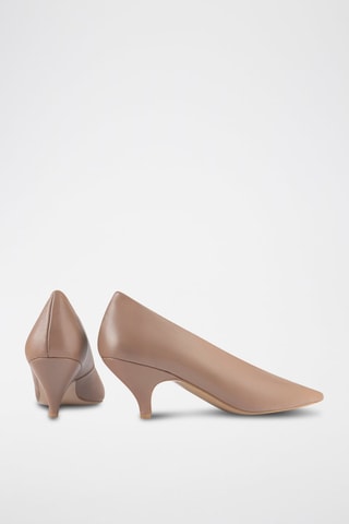 Leren Pumps Wonderful One - Nude