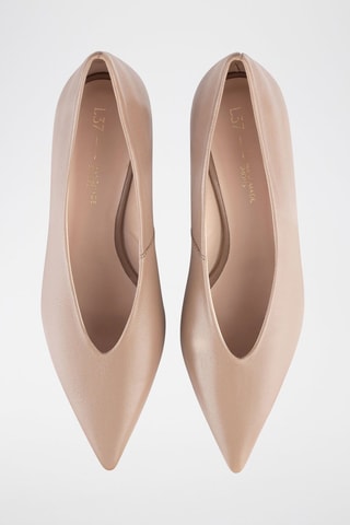 Leren Pumps Wonderful One - Nude
