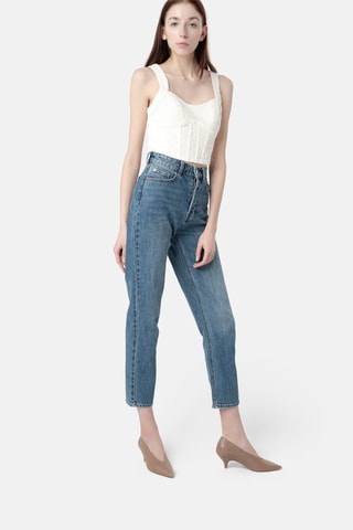 Leren Pumps Wonderful One - Nude