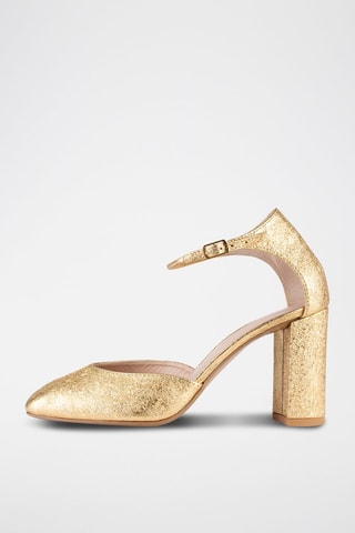 Leren Pumps East of the Sun - Goudkleurig