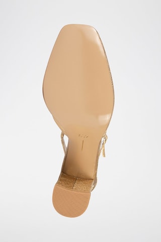 Leren Pumps East of the Sun - Goudkleurig