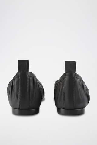 Leren Ballerina’s Long Story Short - Zwart 