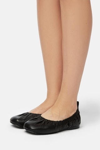 Leren Ballerina’s Long Story Short - Zwart 