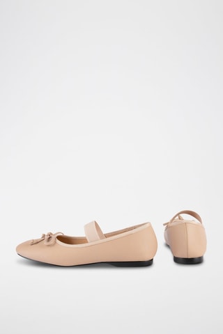 Leren Ballerina’s Under Paris Sky - Roze 