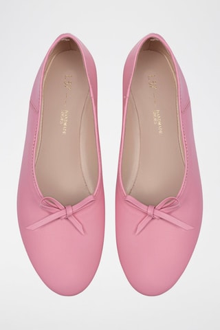 Leren Ballerina’s Find the Way - Roze 