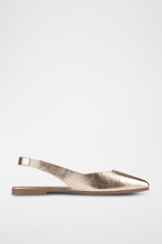 Leren Ballerina's Westcoast - Goudkleurig