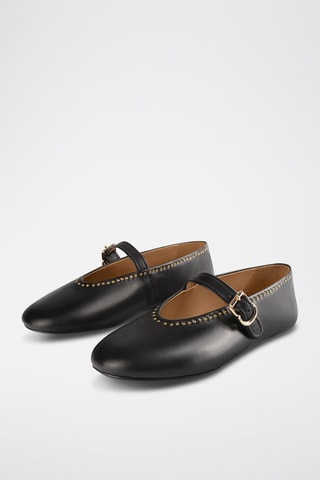 Babies em couro - Preto