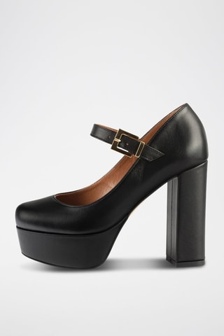 Leren Mary Janes met Hak Sweet Sensation - Zwart