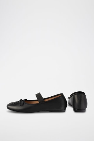 Babies de couro Under Paris Sky - Preto