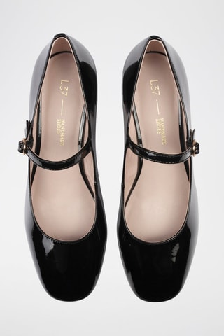 Mary Jane in pelle verniciata Fall in Love - Nero