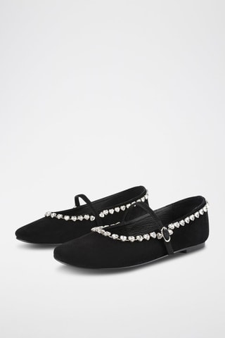 Babies de nobuck Love Affair - Preto