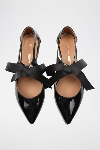 Babies de couro envernizado Summer Break - Preto