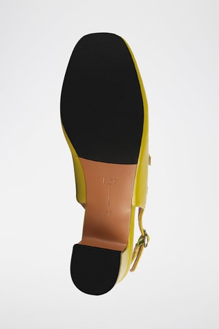 Babies de salto de couro envernizado Ciao Amore Ciao - Verde-azeitona