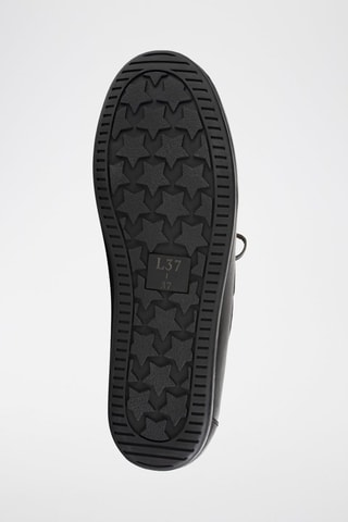 Sapatos de vela em couro - Castanho-