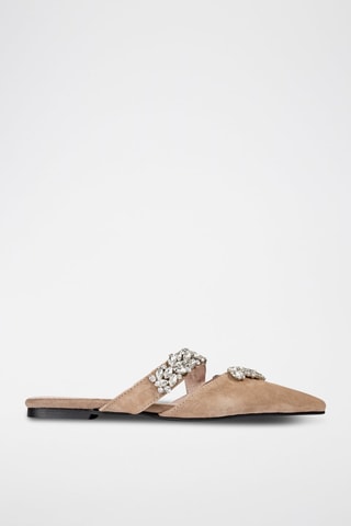 Mules em nobuck Sparks Fly - Nude