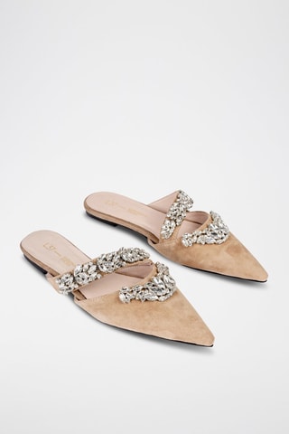 Mules em nobuck Sparks Fly - Nude
