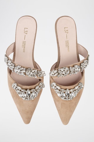 Mules em nobuck Sparks Fly - Nude