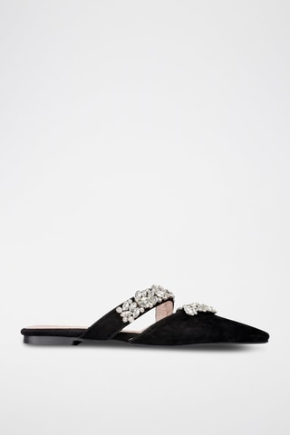 Mules em nobuck Sparks Fly - Preto