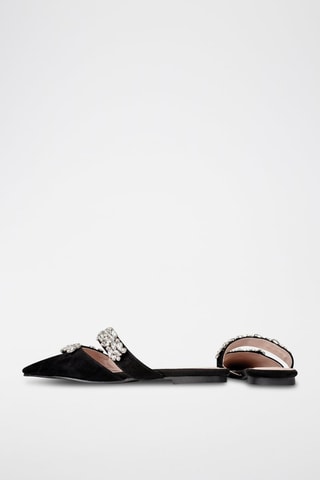 Mules em nobuck Sparks Fly - Preto