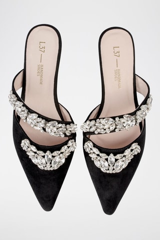 Mules em nobuck Sparks Fly - Preto