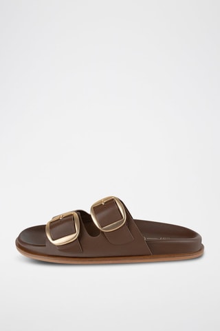 Leren Muiltjes Summer Soothe - Bruin