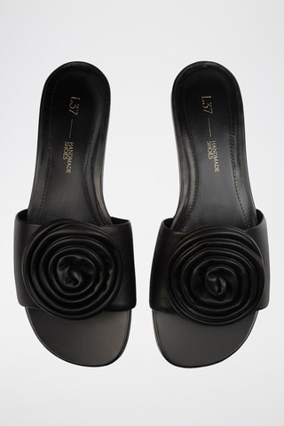 Mules em couro On Cloud Nine - Preto