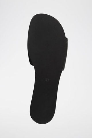 Mules em couro On Cloud Nine - Preto