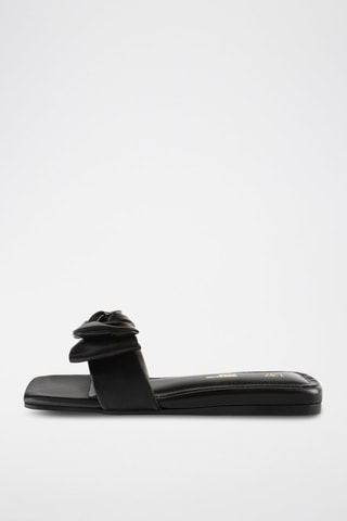 Mules em couro Costa Calma - Preto