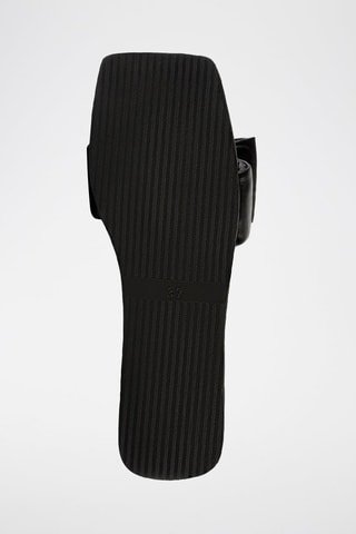 Mules em couro Costa Calma - Preto