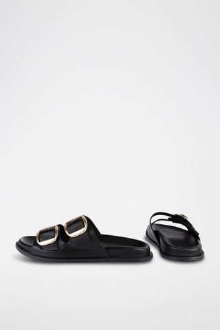 Leren Muiltjes Summer Soothe - Zwart