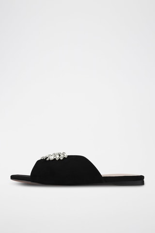 Nubuck Muiltjes Spedd of Desire - Zwart 