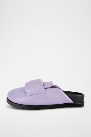 Mules em couro Ready or Not - Violeta