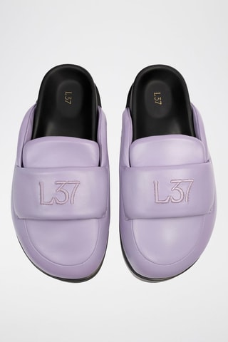 Mules em couro Ready or Not - Violeta