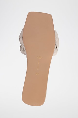 Leren Muiltjes Over the Sun - Beige