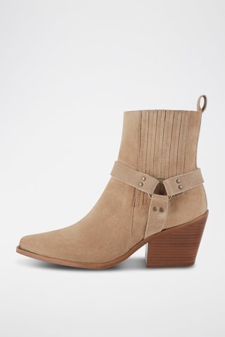 Enkellaarzen - Beige