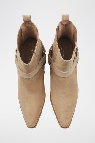 Enkellaarzen - Beige