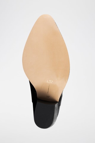 Leren Enkellaarzen Electric Feel - Zwart